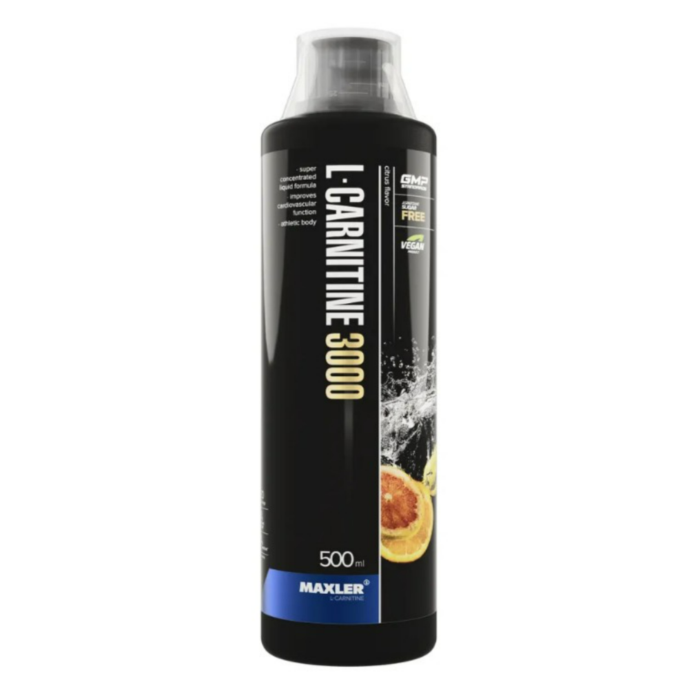 L-карнитин Maxler L-Carnitine 3000 mg 500 ml Цитрус