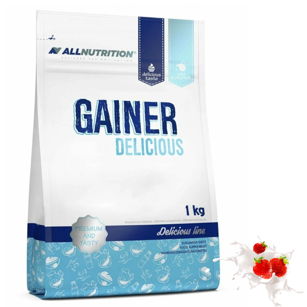 Гейнер Allnutrition Gainer Delicious 1000 g Клубничное мороженое