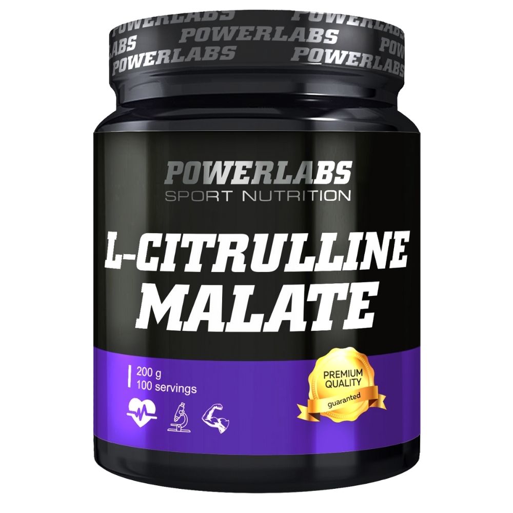 Аминокислотный комплекс PowerLabs L-Citrulline Malate (Цитруллин малат) 200 g