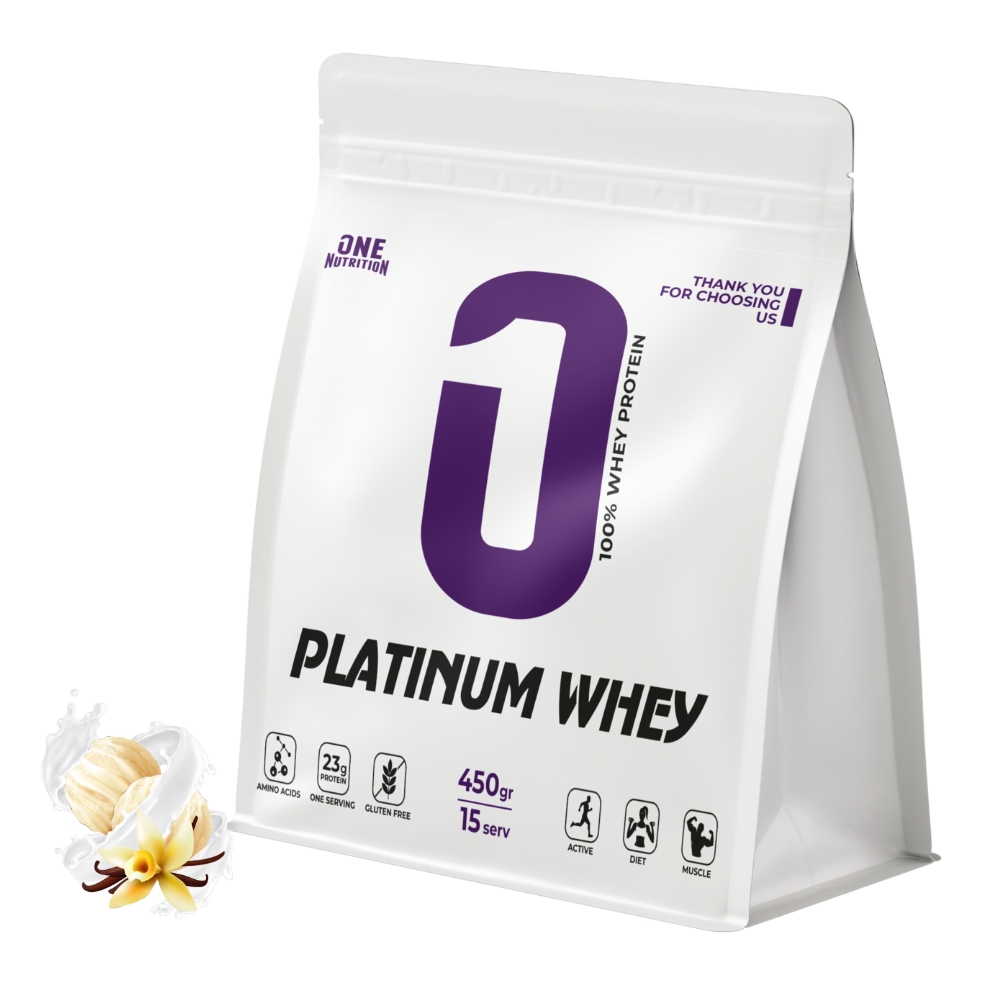 Протеин ONE NUTRITION Platinum Whey 450 g Ваниль
